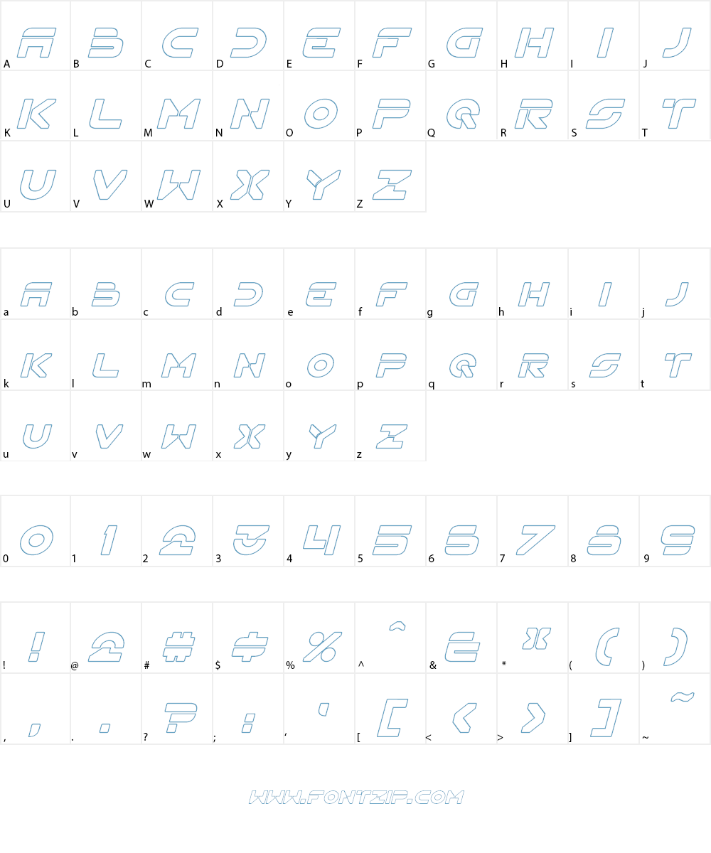 Flynn Font Character